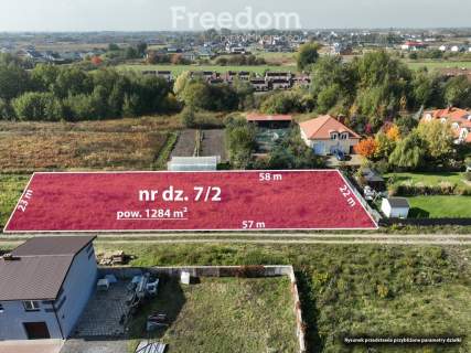 Działka budowlana 1284 m2, media, Dawidy Bankowe