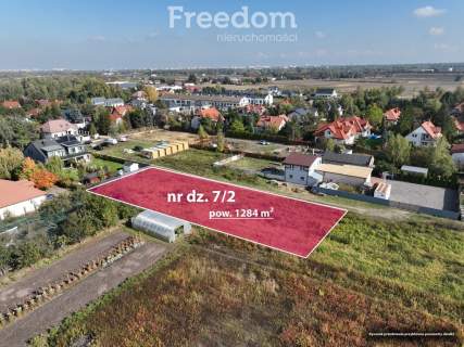 Działka budowlana 1284 m2, media, Dawidy Bankowe