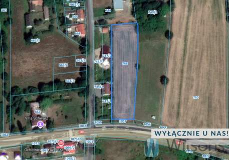 Działka przy drodze krajowej nr 30 Trójca