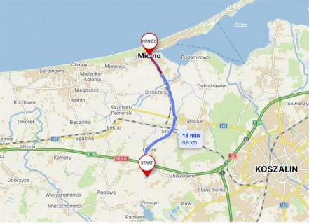 Działka z WZ o pow. 900 m2, 5,5 km od Koszalina