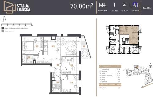 NOWE MIESZKANIA. 4 POKOJE BALKON