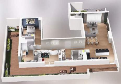 90m2 taras na Łazarzu na najwyższym piętrze