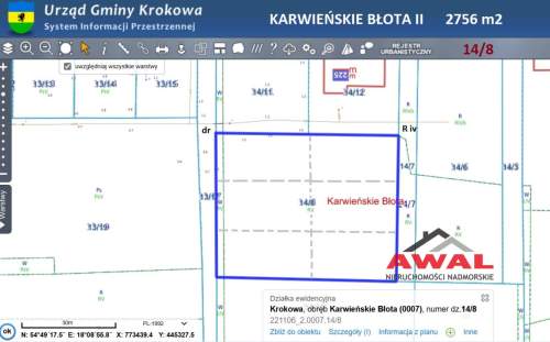 Działka rolna w Karwieńskich Błotach II