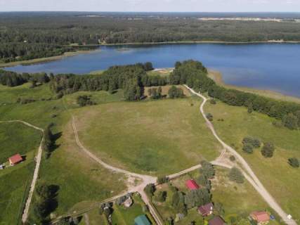 Domek letniskowy nad jeziorem Gim, piękna okolica, las