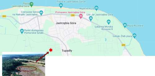 Działka usługowa nad morzem-Tupadły,JastrzębiaGóra