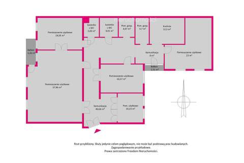 Przy Hali Koszyki - 11 pomieszczeń, 209 m2