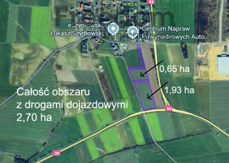 GRUNT POD BUDOWNICTWO JEDNORODZINNE 2,7 HA