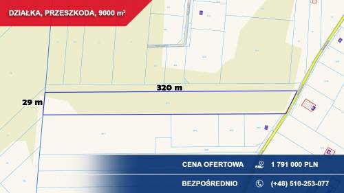 Produkcja, usługi, składy 9000m2 Przeszkoda, gm. Żabia Wola