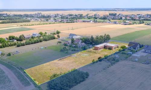 Nowoczesny dom z płaskim dachem Łobodno do ukończe