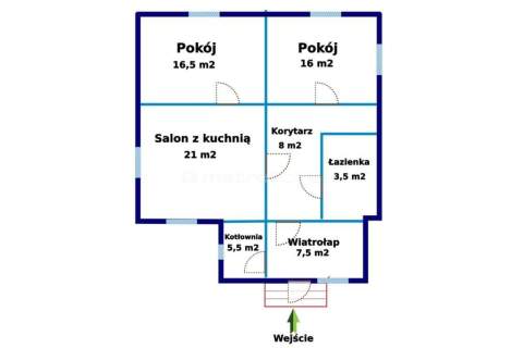 Dom nad starorzeczem w Łęgu Przedmiejskim.