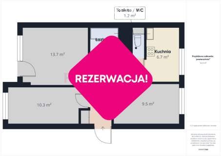 3-pokojowe mieszkanie do remontu os. Młodzianów