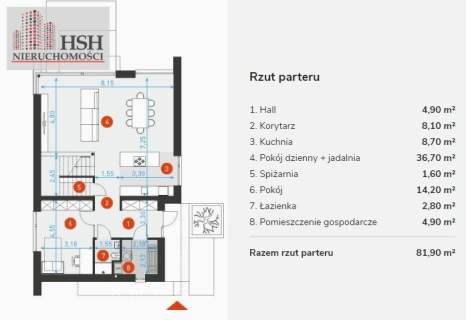 Cianowice gmina Skała nowoczesny dom wolnostojący