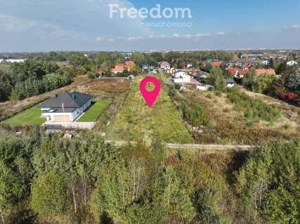 Działka budowlana 1284 m2, media, Dawidy Bankowe