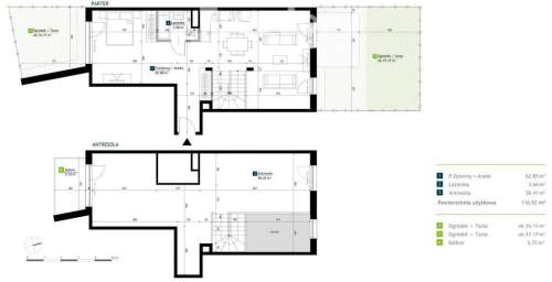 Loft Ogródek Nowe Antresola Chrzanów