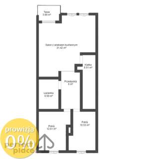 Bezczynszowy apartament w szeregówce Kamionka