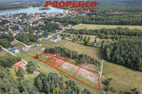 Działka 1000m2, las, zalew - Borków gm.Daleszyce