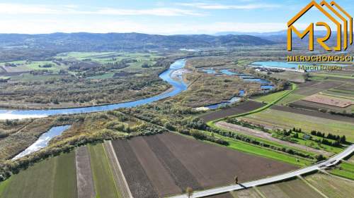 Widokowa działka rolna z panoramą na Dunajec