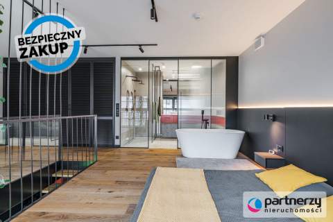 Dwupoziomowy apartament z ogrodem