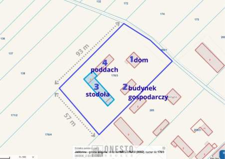 Dom gospodarstwo siedlisko duża działka 5354m2 gm. Jabłonna /...