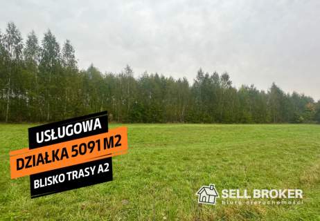 Działka usługowa blisko A2 / 5091 m2 / pod firmę