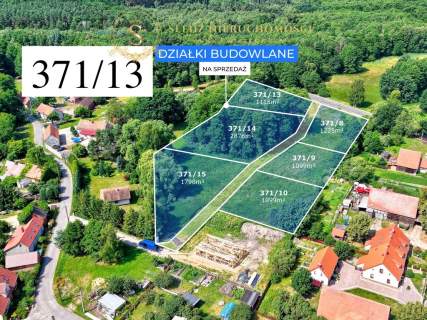 Działka Budowlana 371/13, 1119 m2 Pod Lasem