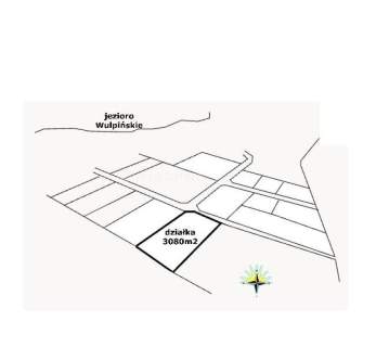 3080 m2 - zabudowa jednorodzinna lub bliźniacza.