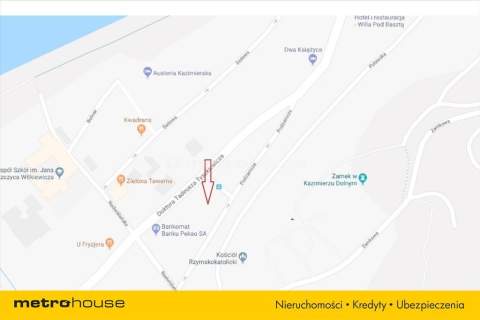 Działka budowlana przy Rynku w Kazimierzu Dolnym.