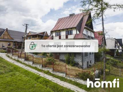 Inwestycyjna willa z widokiem przy stoku Podhale
