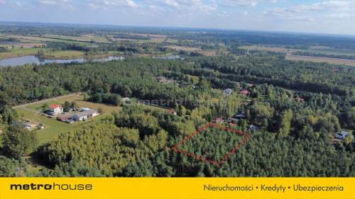 Leśna działka budowlana 841,3 m2 15 km do Łodzi