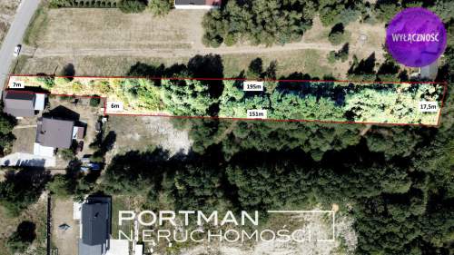 Cisza i spokój w Dyzinie, działka 2831 m2