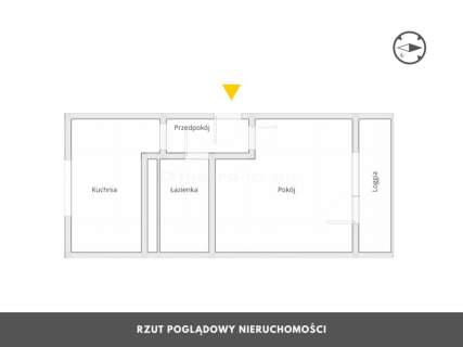 Kawalerka z loggią na parterze we Wrzosowie Dygowo