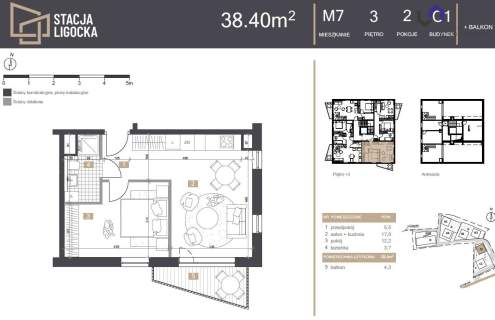 NOWE MIESZKANIA. 2 POKOJE BALKON 