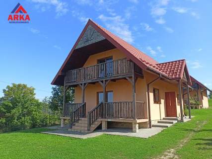 Dom na widokowej działce w Tymbarku