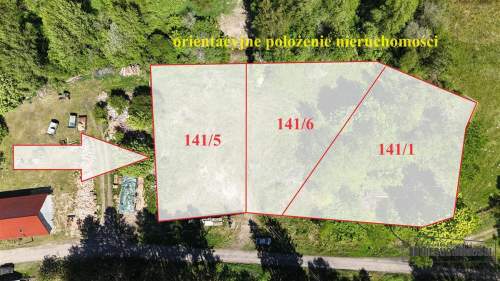 Działka budowlana na wsi ok. 50 km od morza i Miel