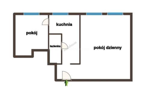 2-pokojowe mieszkanie w odnowionym bloku