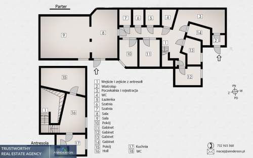 200 m2, osiem pokoi, Stare Miasto