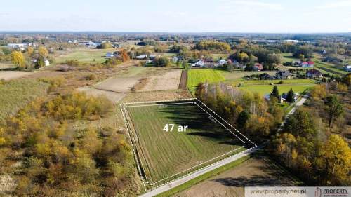 Działka 47 ar, Pustków, gm. Dębica