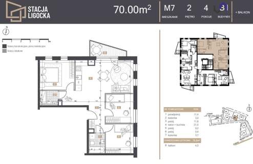NOWE MIESZKANIA. 4 POKOJE BALKON 
