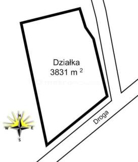 Działka mieszkaniowo - usługowa.
