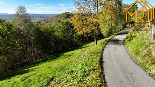 Widokowa działka rolna z panoramą na Dunajec