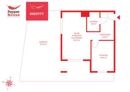 Mieszkanie na sprzedaż, 40,12 m2, Gdańsk