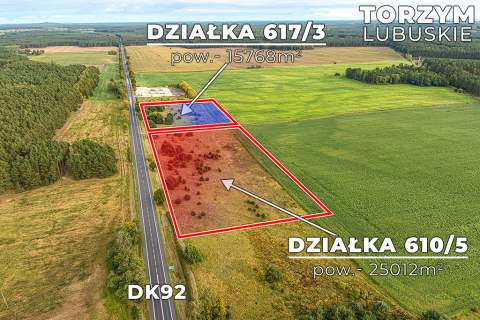 Na sprzedaż 2 działki z potencjałem inwestycyjnym