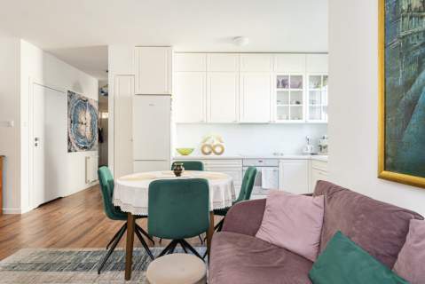 Apartament z ogrodem na prestiżowym osiedlu 