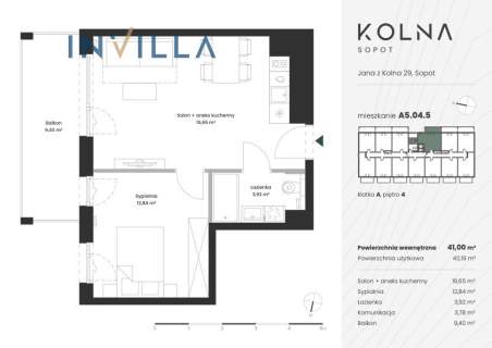 Nowoczesny 2-pok. apartament w Sopocie