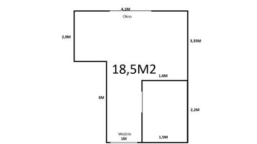 Mieszkanie 18,5m