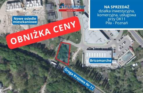 Działka inwestycyjna na sprzedaż, 1220 m2, Chodzież