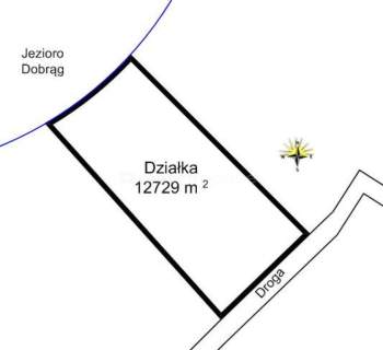 Działka z bezpośrednim dostępem do linii brzegowej
