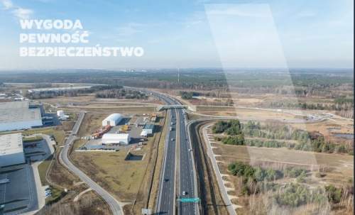 działka usługowo-przemysłowa przy S8