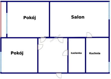 Na sprzedaż 3 pokojowe mieszkanie na Górnej
