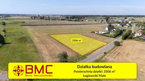 Działka budowlana Łagiewniki Małe 3506m